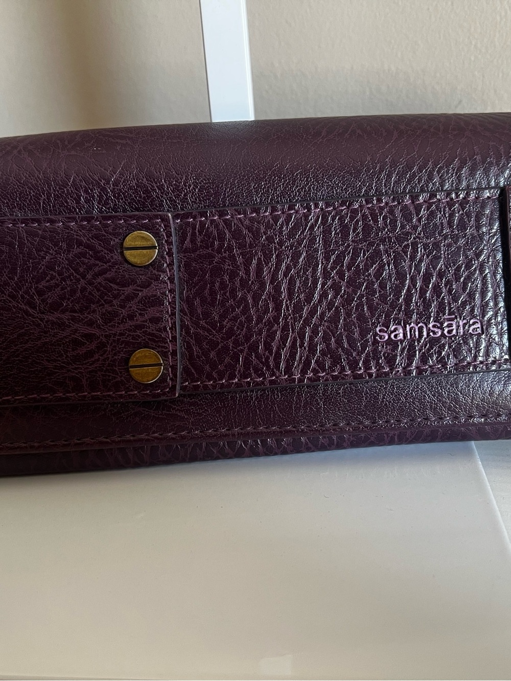 Matt & Natt Samsara Plum Vegan Leather Wallet